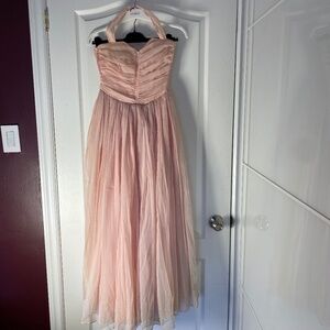Genuine Vintage Pink Prom Dress